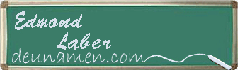 Edmond Laber Visitenkarte